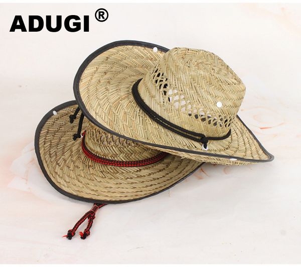 adugi summer sunscreen men's hat outdoor fishing sun hat sun beach big eaves korean version of breathable straw, Blue;gray
adugi summer sunscreen men's hat outdoor fishing sun hat sun beach big eaves korean version of breathable straw, Blue;gray
