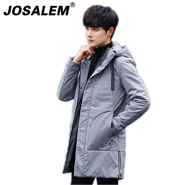 josalem 2018 fashion cotton thick warm winter long parkas men mens hooded jackets casual man coat brand clothing, Black 
josalem 2018 fashion cotton thick warm winter long parkas men mens hooded jackets casual man coat brand clothing, Black