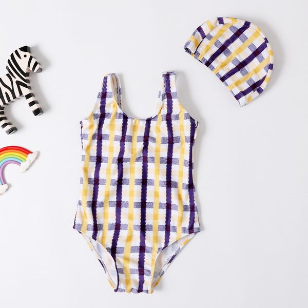 2020 New Baby Girl Swimsuit Girl's One Piece Swimwear Classic Style Bodysuit Geometric Swimsuit for Girl Bathing Suit With Cap
2020 New Baby Girl Swimsuit Girl's One Piece Swimwear Classic Style Bodysuit Geometric Swimsuit for Girl Bathing Suit With Cap