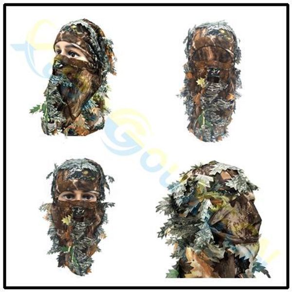 50pcs 3d outdoor geely clothing full face mask hood headgear camo leaves caps fishing camouflage hunting hat headwear masks, Black
50pcs 3d outdoor geely clothing full face mask hood headgear camo leaves caps fishing camouflage hunting hat headwear masks, Black