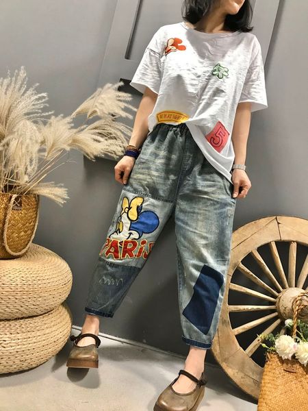 blue gray white black feer thin section 7 minutes of pants female summer new elastic waist bk4505
blue gray white black feer thin section 7 minutes of pants female summer new elastic waist bk4505
