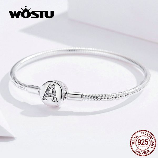wostu alphabet letter a bracelets 925 sterling silver zircon charm bracelets for women wedding fashion jewelry fib140, Golden;silver
wostu alphabet letter a bracelets 925 sterling silver zircon charm bracelets for women wedding fashion jewelry fib140, Golden;silver