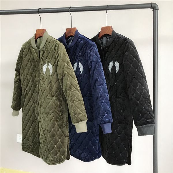 important upper body have-style velvet embroidered diamond lattice baseball collar mid-length cotton overcoat woman cotton dre, Blue;black
important upper body have-style velvet embroidered diamond lattice baseball collar mid-length cotton overcoat woman cotton dre, Blue;black
