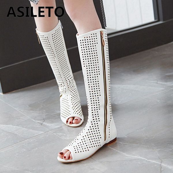 asileto size 43 women mid-calf boots zipper summer hollow cool mujer flats girls boots peep open toe white casual shoes woman, Black
asileto size 43 women mid-calf boots zipper summer hollow cool mujer flats girls boots peep open toe white casual shoes woman, Black