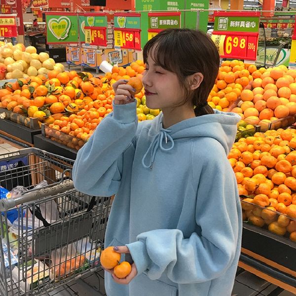 vintage winter fashion solid chic ulzzang new punk female casual autumn plus velvet harajuku ins loose pocket hooded sweatshirt, Black
vintage winter fashion solid chic ulzzang new punk female casual autumn plus velvet harajuku ins loose pocket hooded sweatshirt, Black