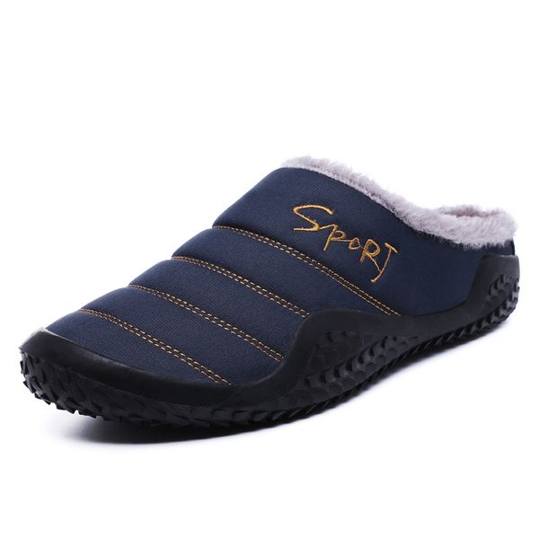 winter men slippers 2018 plush keep warm new fashion light home furnishing cotton slipper large size, Blue;gray
winter men slippers 2018 plush keep warm new fashion light home furnishing cotton slipper large size, Blue;gray