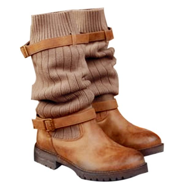 fashion knee elastic long sock boots casual chunky stretch low heel women booties casual leather buckle ladies boots, Black
fashion knee elastic long sock boots casual chunky stretch low heel women booties casual leather buckle ladies boots, Black