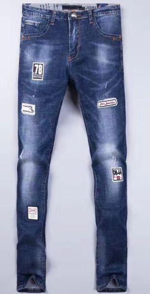 fashion-designer 19ss jeans splice europe and america fashion locomotive europe and america leisure slim fit street hip hop cla, Blue
fashion-designer 19ss jeans splice europe and america fashion locomotive europe and america leisure slim fit street hip hop cla, Blue