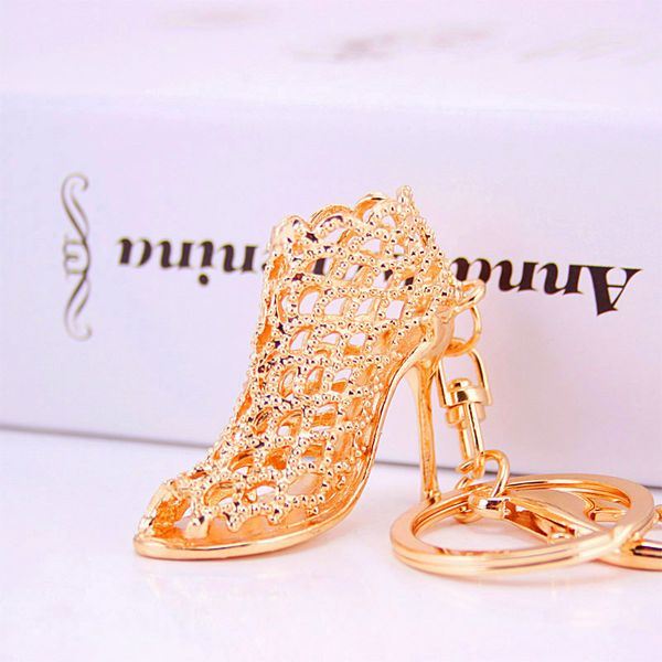 creative keychain gift women diamonds hollow high heels car key chain metal pendants bag accessories key ring, Black
creative keychain gift women diamonds hollow high heels car key chain metal pendants bag accessories key ring, Black