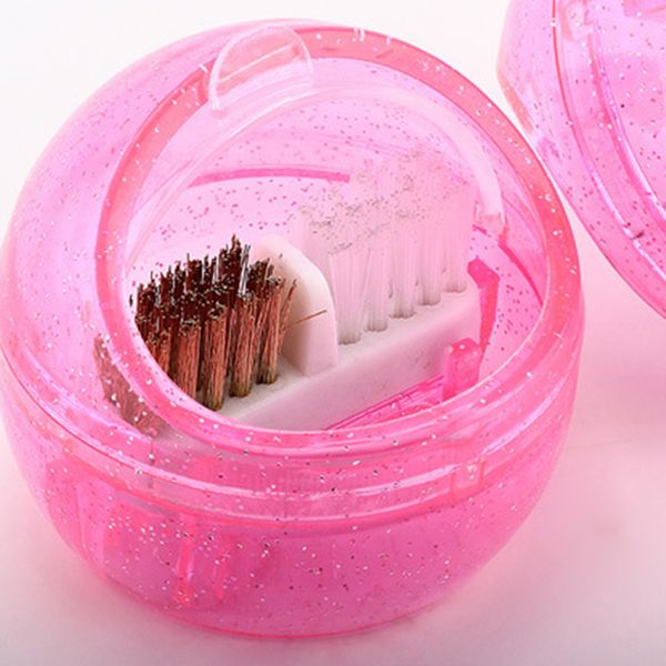 durable nail art drill grinding head cleaning brush plastic portable cleaner dual brush box manicure tool, Yellow
durable nail art drill grinding head cleaning brush plastic portable cleaner dual brush box manicure tool, Yellow