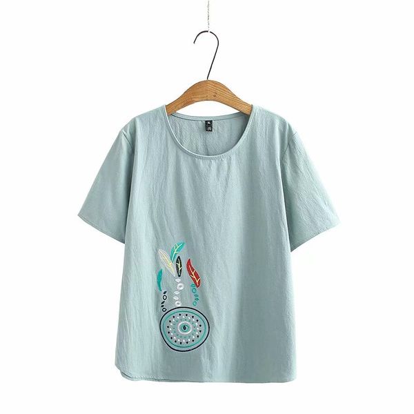 women's t-shirt plus size o neck embroidery cotton women loose tshirts 2021 summer casual ladies soft t shirts female t-shirts, White
women's t-shirt plus size o neck embroidery cotton women loose tshirts 2021 summer casual ladies soft t shirts female t-shirts, White
