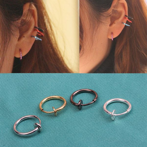 drop shipping 4 pcs fashion punk clip on fake piercing nose lip hoop rings earrings 4 colors, Silver
drop shipping 4 pcs fashion punk clip on fake piercing nose lip hoop rings earrings 4 colors, Silver