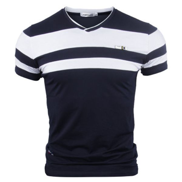 men's tees polos summer stripe t shirt men casual short sleeve t shirts male fashion simple tees plus size eu m-4xl, White;black
men's tees polos summer stripe t shirt men casual short sleeve t shirts male fashion simple tees plus size eu m-4xl, White;black
