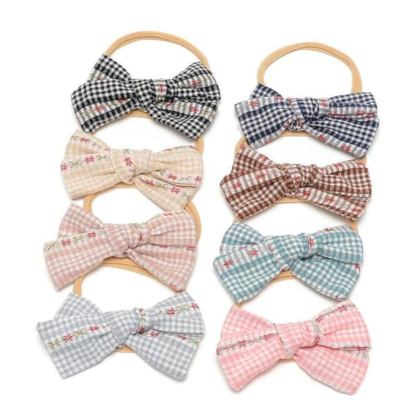 8pcs/lot plaid baby bow headband knotted bows newborn super soft baby hair bands infants headwear accessories 8 colors jfny157, Slivery;white
8pcs/lot plaid baby bow headband knotted bows newborn super soft baby hair bands infants headwear accessories 8 colors jfny157, Slivery;white