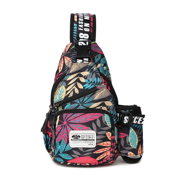 men chest pack leisure travel sling bag oxford shoulder chest crossbody sling bag pack for men women girls boys