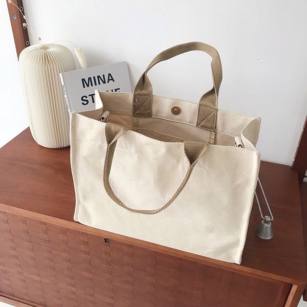 2020 new large-capacity canvas bag casual ladies shoulder bag simple modern portable female solid color tote
2020 new large-capacity canvas bag casual ladies shoulder bag simple modern portable female solid color tote