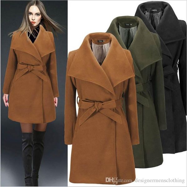 пояса зима женщин пальто мода solid color отворот шея женщина верхняя одежда casual женские пальто шерсти, Black
пояса зима женщин пальто мода solid color отворот шея женщина верхняя одежда casual женские пальто шерсти, Black