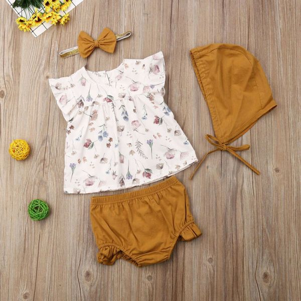 newborn baby girls floral clothes ruffle sleeve shorts hat headband 4pcs outfit
newborn baby girls floral clothes ruffle sleeve shorts hat headband 4pcs outfit