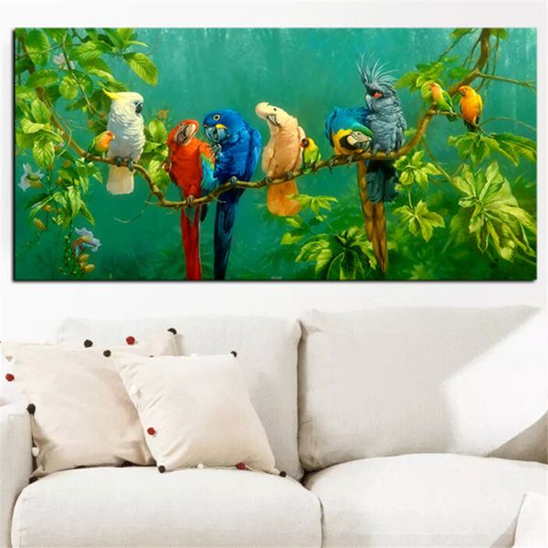 artistic parrot bird on branches wood landscape oil painting on canvas wall picture for living room home decor cuadros decor 190911
artistic parrot bird on branches wood landscape oil painting on canvas wall picture for living room home decor cuadros decor 190911