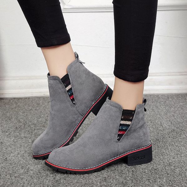 2019 new arrive women fashion boots slip-on autumn&winter shoes flock leather ankle boots mujer shoes xwx6847, Black
2019 new arrive women fashion boots slip-on autumn&winter shoes flock leather ankle boots mujer shoes xwx6847, Black