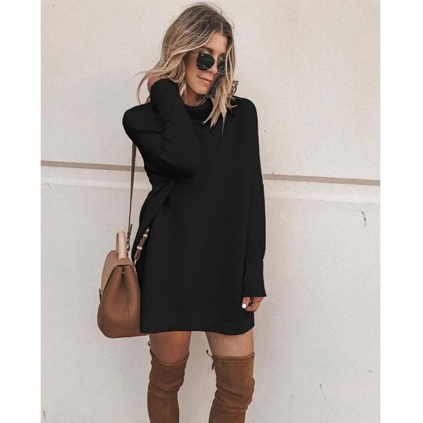 solid knitted sweaters dress women spring fall casual turtleneck long sleeve slim streetwear pullovers sweater dresses oversized, Black;gray
solid knitted sweaters dress women spring fall casual turtleneck long sleeve slim streetwear pullovers sweater dresses oversized, Black;gray