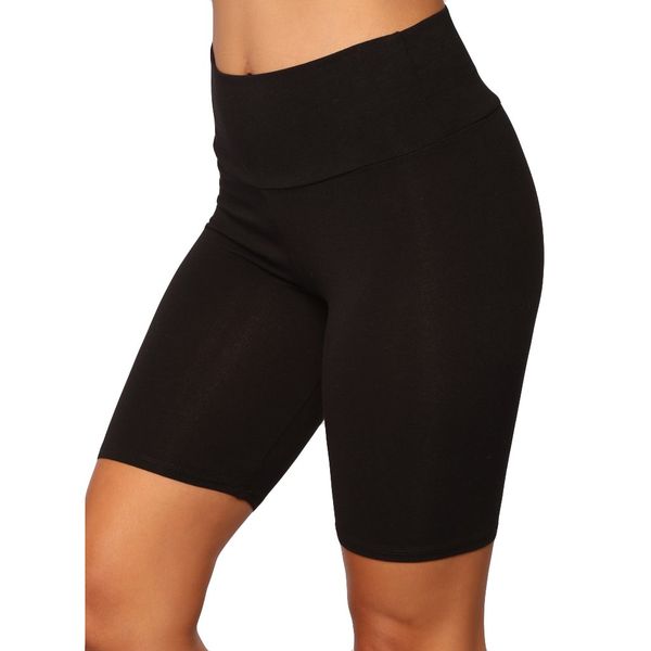 women short leggings solid high elasticity active dance cycling sport pants ladies workout fitness leggings sweatpants, Black
women short leggings solid high elasticity active dance cycling sport pants ladies workout fitness leggings sweatpants, Black