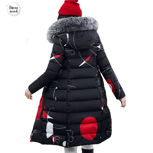 2019 winter hooded jacket coat fur collar thicken warm long female plus size 3xl outerwear parka ladies chaqueta feminino, Black
2019 winter hooded jacket coat fur collar thicken warm long female plus size 3xl outerwear parka ladies chaqueta feminino, Black