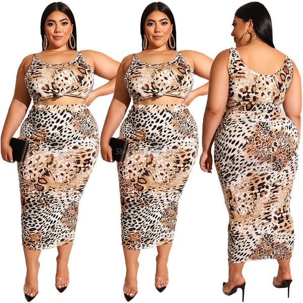 casual style summer women two piece outfits leopard pattern sleeveless vest short bag hips skirt mid-calf length plus size, White
casual style summer women two piece outfits leopard pattern sleeveless vest short bag hips skirt mid-calf length plus size, White