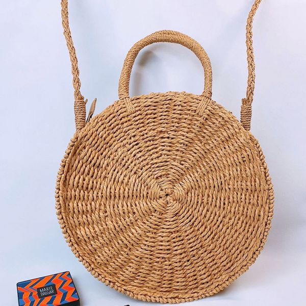2019 summer fashion rattan woven straw beach tote bags handbags women circle crossbody messenger bags female small round travel shoulder bag 
2019 summer fashion rattan woven straw beach tote bags handbags women circle crossbody messenger bags female small round travel shoulder bag