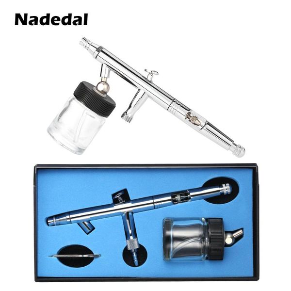 nasedal 0.5mm 22cc siphon feed dual-action airbrush kit set for art craft painting auto paint hobby air brush nail
nasedal 0.5mm 22cc siphon feed dual-action airbrush kit set for art craft painting auto paint hobby air brush nail