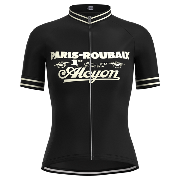 1989 competition alcyon team woman retro cycling jersey short sleeves clothing triathlon mtb bike jersey mujer, Black;red
1989 competition alcyon team woman retro cycling jersey short sleeves clothing triathlon mtb bike jersey mujer, Black;red