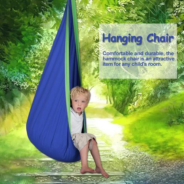 home child hammock chair kids parachute cloth swing outdoor indoor hanging hammock seat