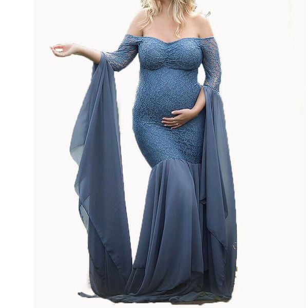 pregnant women's lace maternity dress off shoulder gown pgraphy p robe longue plus size dress, Black;pink
pregnant women's lace maternity dress off shoulder gown pgraphy p robe longue plus size dress, Black;pink