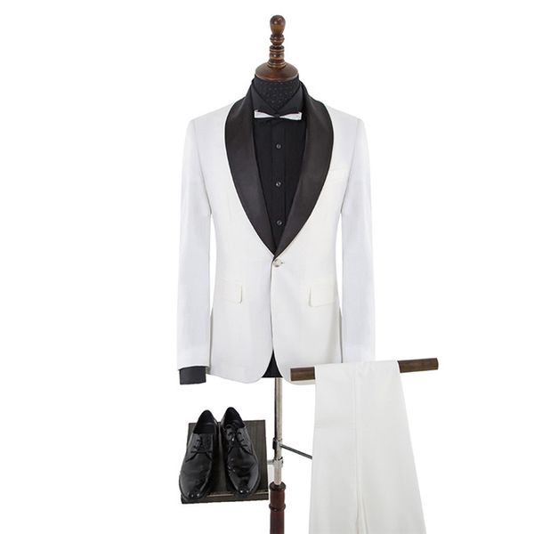classic shawl lapel wedding tuxedos slim fit suits for men groomsmen suit two pieces prom formal suits (jacket+pants+tie) w120, Black;gray
classic shawl lapel wedding tuxedos slim fit suits for men groomsmen suit two pieces prom formal suits (jacket+pants+tie) w120, Black;gray