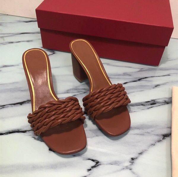 ladys soft chunky high heel slippers convenient and comfortable fashionable genuine real leather high quality, Black
ladys soft chunky high heel slippers convenient and comfortable fashionable genuine real leather high quality, Black