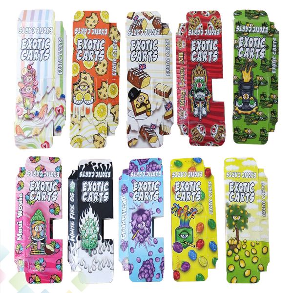 Newest Exotic Carts Box Packaging 14 Flavors 1 Full Gram Paper Package Box Case for Thick Oil Cartridge Atomizer DHL Free
Newest Exotic Carts Box Packaging 14 Flavors 1 Full Gram Paper Package Box Case for Thick Oil Cartridge Atomizer DHL Free