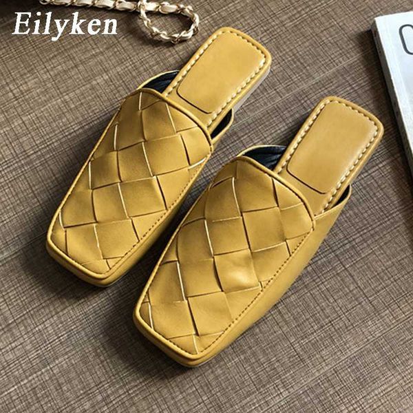 eilyken flats shoes women mules fashion weave leather square toe slip on half slippers summer outdoor beach casual sandal, Black
eilyken flats shoes women mules fashion weave leather square toe slip on half slippers summer outdoor beach casual sandal, Black