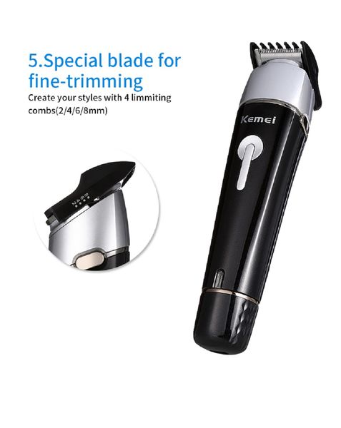 kemei km-1015 5 in 1 rechargeable hair trimmer multifunction cordless hair clippers for bald head newclipper yfmde
kemei km-1015 5 in 1 rechargeable hair trimmer multifunction cordless hair clippers for bald head newclipper yfmde