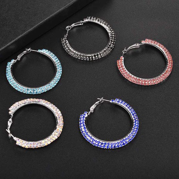 hoop & huggie woman earrings fashion crystal double row for jewelry accessories gift, Golden;silver
hoop & huggie woman earrings fashion crystal double row for jewelry accessories gift, Golden;silver