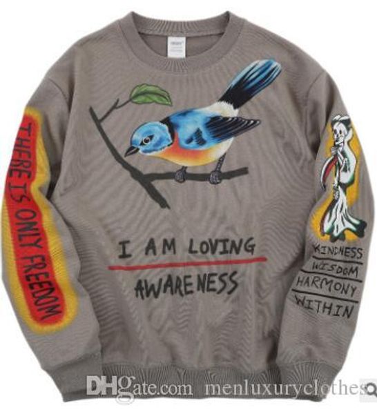 kanye 19fw graffiti designer hoodies o-neck mens clothing pullovers spring autumn sweatshirts skateboard, Black
kanye 19fw graffiti designer hoodies o-neck mens clothing pullovers spring autumn sweatshirts skateboard, Black