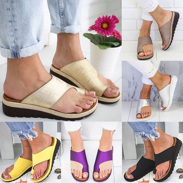 women slippers flip flops platform ladies casual soft thong sandals big toe foot correction orthopedic bunion corrector home shoes fa2102, Blue;gray
women slippers flip flops platform ladies casual soft thong sandals big toe foot correction orthopedic bunion corrector home shoes fa2102, Blue;gray