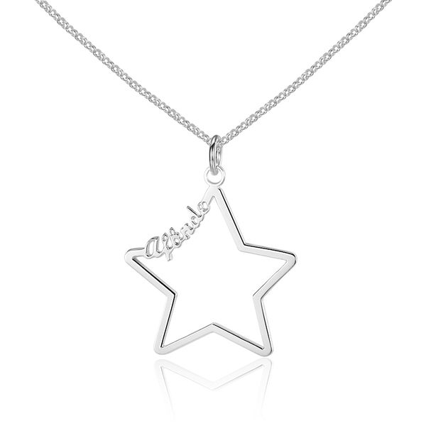 sterling silver 925 custom nameplate necklace personalized hollow star diy pendant necklaces for women gifts
sterling silver 925 custom nameplate necklace personalized hollow star diy pendant necklaces for women gifts
