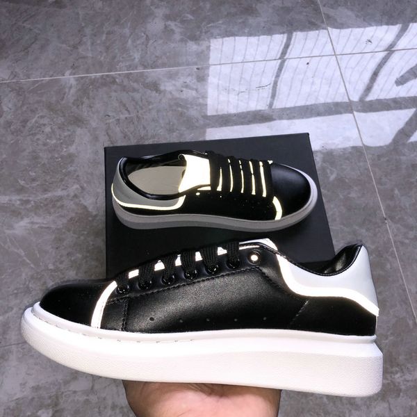 36 45 platform black white reflective leather casual sneakers men women fashion luxury designer velvet chaussures golden shoes - outdoor
36 45 platform black white reflective leather casual sneakers men women fashion luxury designer velvet chaussures golden shoes - outdoor