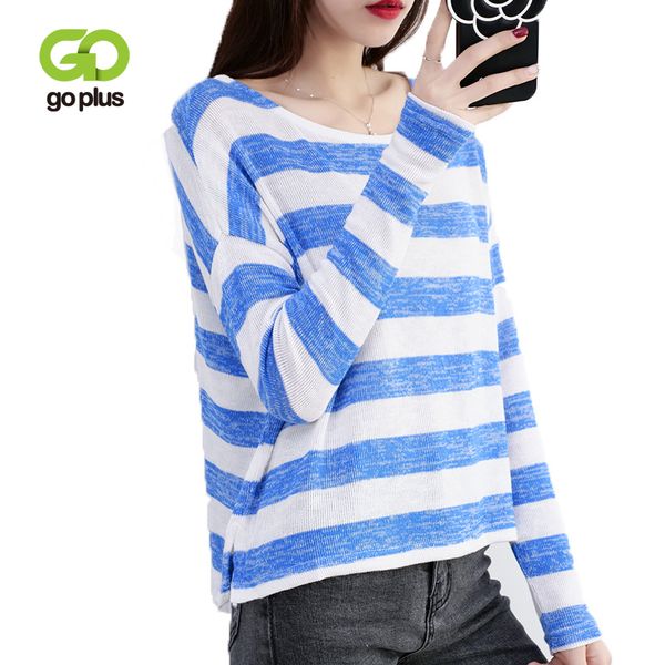 goplus knitted sweater women casual blue summer o-neck long sleeve thin sweater womens sueter mujer invierno 2019 c8072, White;black
goplus knitted sweater women casual blue summer o-neck long sleeve thin sweater womens sueter mujer invierno 2019 c8072, White;black