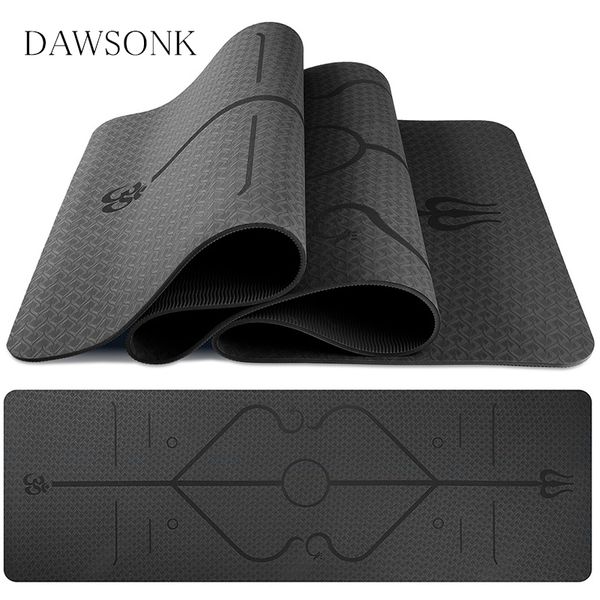 tpe position line yoga mat beginner non-slip men and women tasteless fitness dance pilates mat home fitness 183cm*61cm*0.6cm
tpe position line yoga mat beginner non-slip men and women tasteless fitness dance pilates mat home fitness 183cm*61cm*0.6cm
