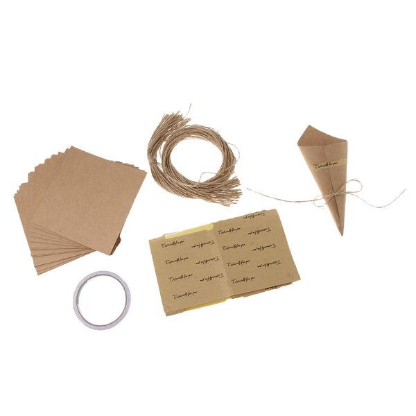 50pcs wedding confetti cones, vintage kraft paper cones bouquet candy chocolate
50pcs wedding confetti cones, vintage kraft paper cones bouquet candy chocolate