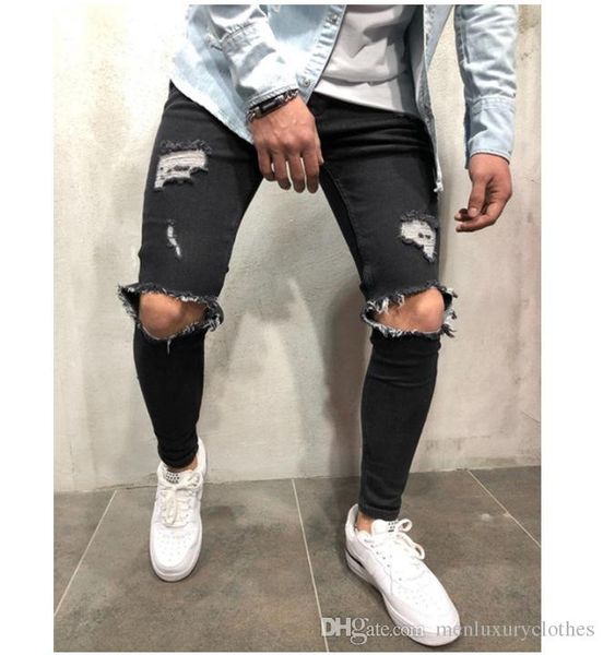 мужчины колено hole джинсы длинные брюки дизайнер серый синий черный slim fit рваные джинсы biker, Blue
мужчины колено hole джинсы длинные брюки дизайнер серый синий черный slim fit рваные джинсы biker, Blue