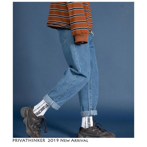 privathinker men streetwear blue jeans 2020 women black jeans korean fashions harem pants male denim pants oversize cx200610
privathinker men streetwear blue jeans 2020 women black jeans korean fashions harem pants male denim pants oversize cx200610