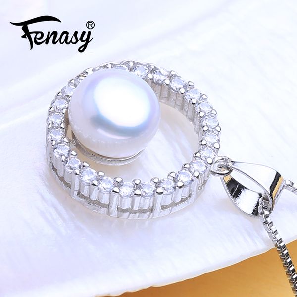 fenasy natural freshwater pearl necklace for women 925 sterling silver round pendant fashion cute korean style for daily
fenasy natural freshwater pearl necklace for women 925 sterling silver round pendant fashion cute korean style for daily