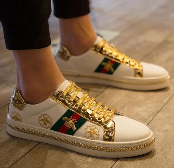 mens breathable skateboard shoes men fashion sneakers trainers shoes casual shoes 0 gucci, Black